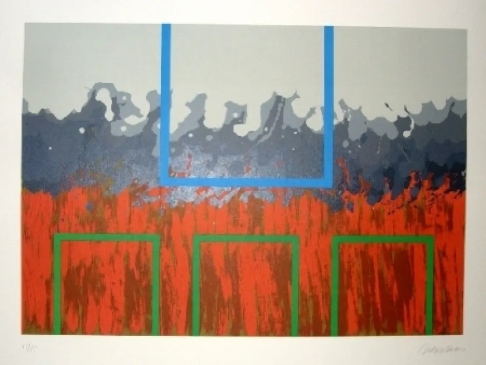 リトグラフ Lopez Osornio - La otra geometria 4