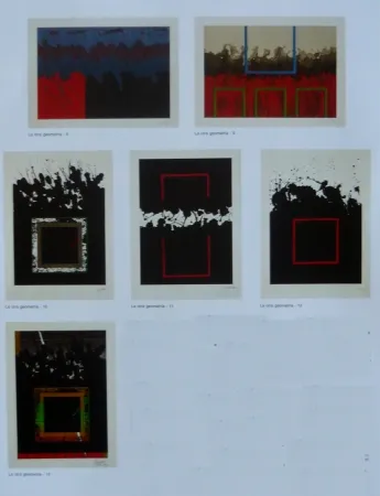 リトグラフ Lopez Osornio - La otra geometria _ 6 lithographs