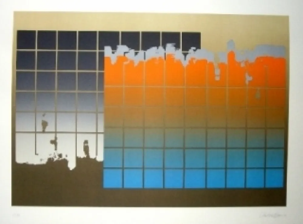 リトグラフ Lopez Osornio - La otra geometria 7