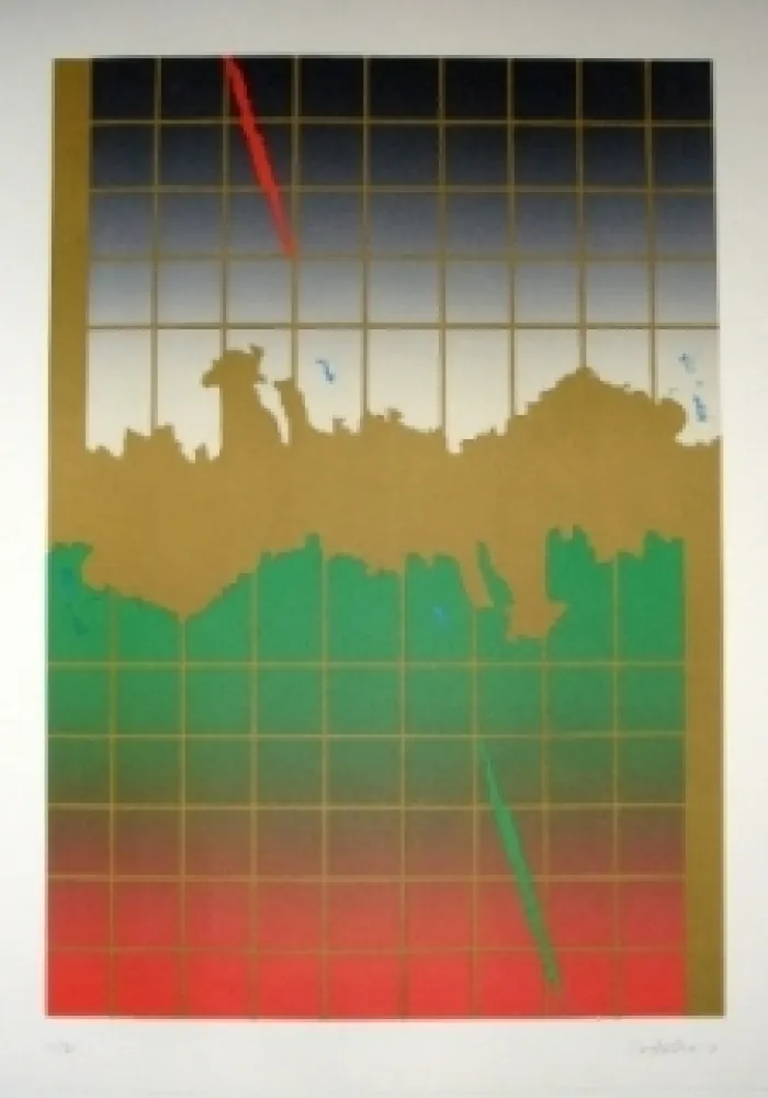 リトグラフ Lopez Osornio - La otra geometria 8