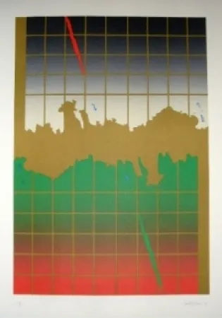 リトグラフ Lopez Osornio - La otra geometria 8