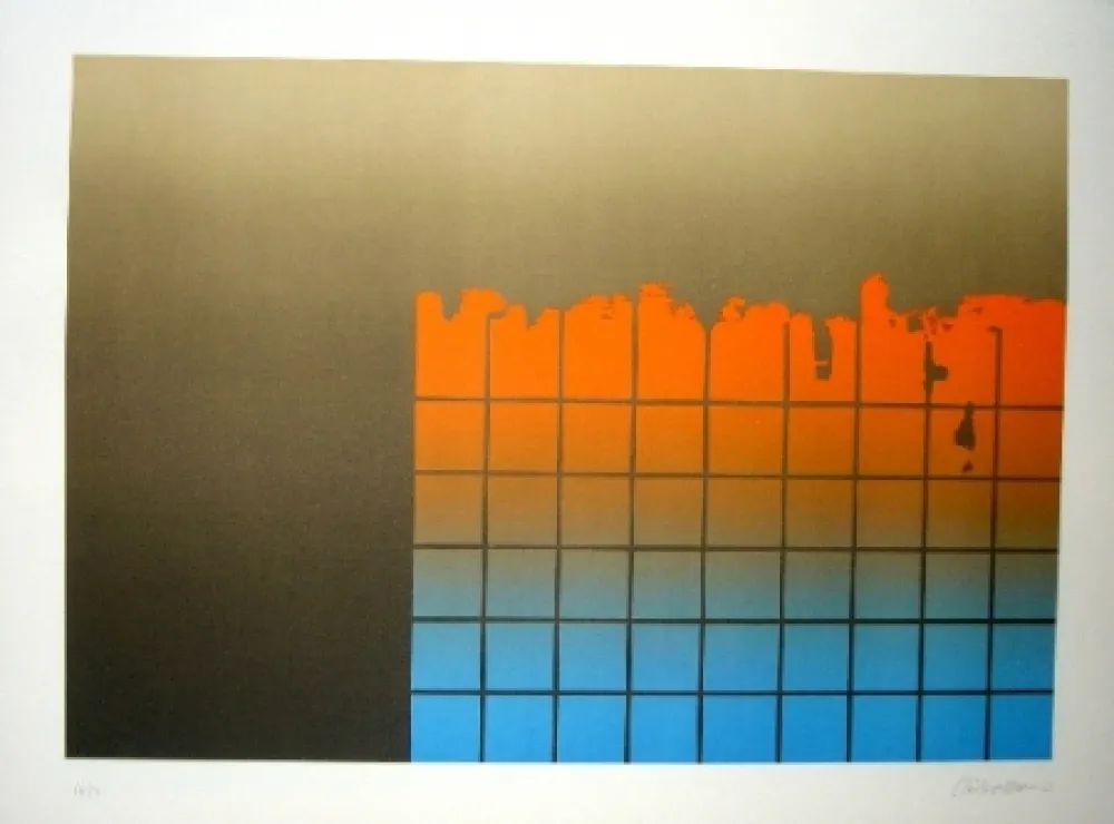 リトグラフ Lopez Osornio - La otra geometria 9