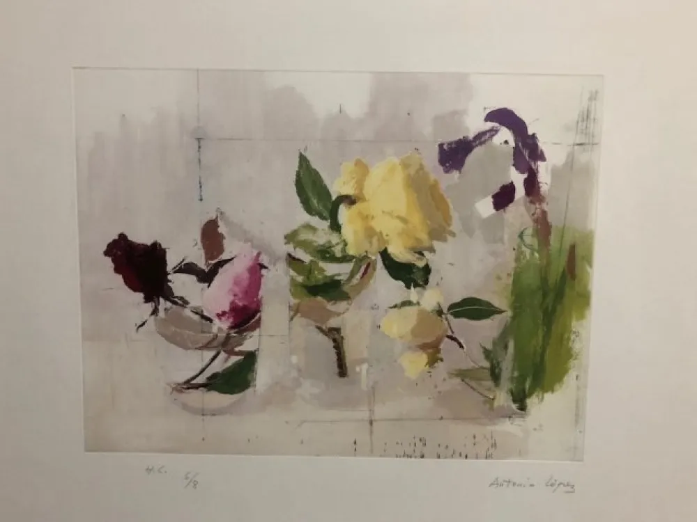 エッチング Lopez - Rosas de año Nuevo