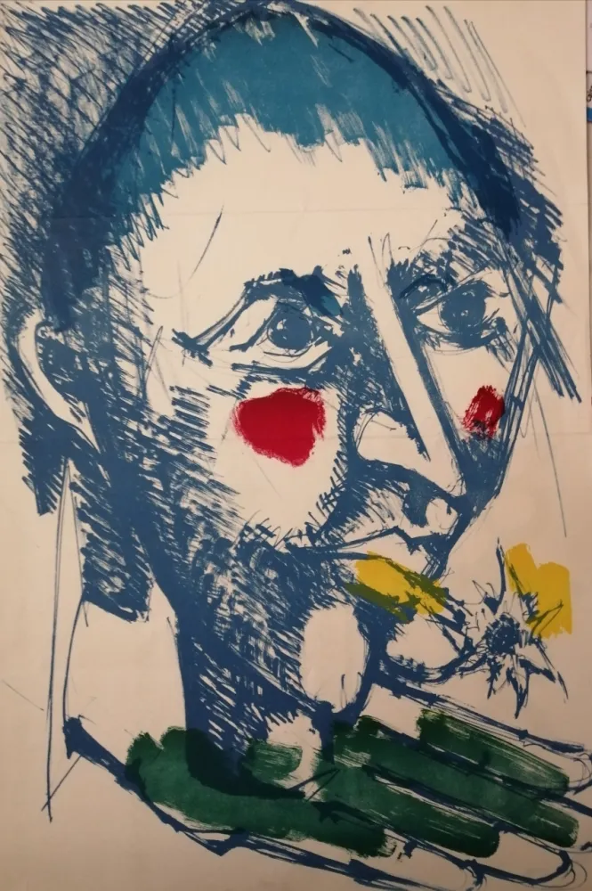 リトグラフ Lorjou - Bal des Fols - invitation