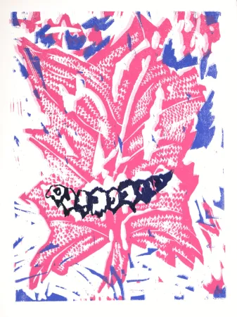 木版 Lorjou - La Chenille, 1965