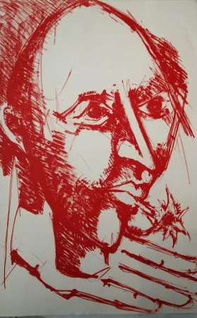 リトグラフ Lorjou - Lorjou contre Dorival