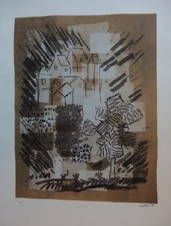 リトグラフ Louttre - Le petit pays