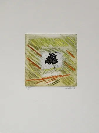 彫版 Louttre - Une petite brune