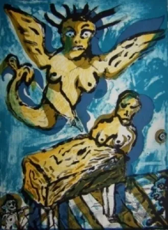 リトグラフ Lucebert - Sans titre