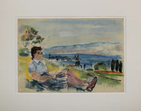 技術的なありません Ludwig - Sitzende vor See