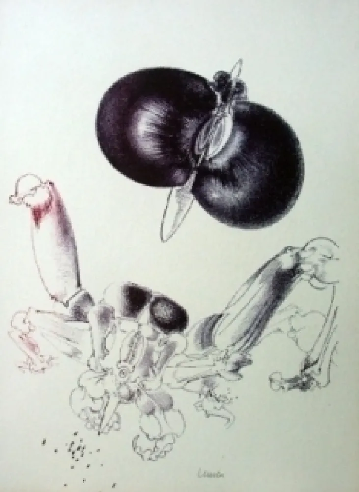 リトグラフ Lunven - Sans titre