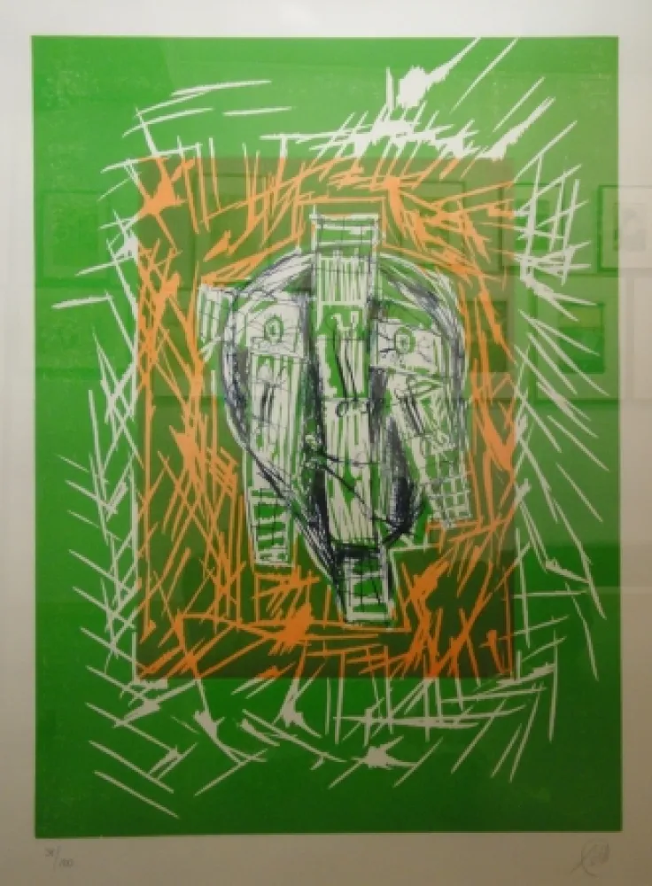 木版 Lüpertz - Parsifal