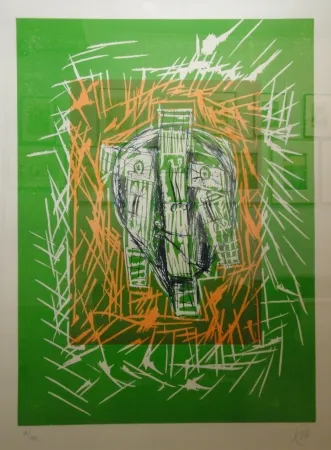 木版 Lüpertz - Parsifal