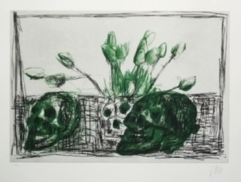 彫版 Lüpertz - Vanitas 2