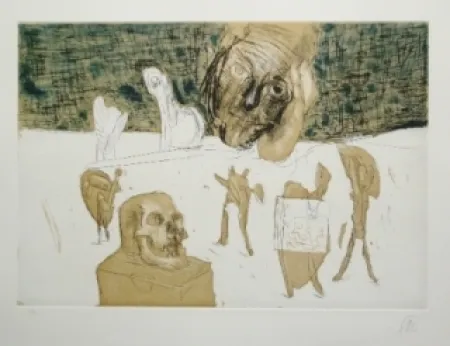 彫版 Lüpertz - Vanitas 4