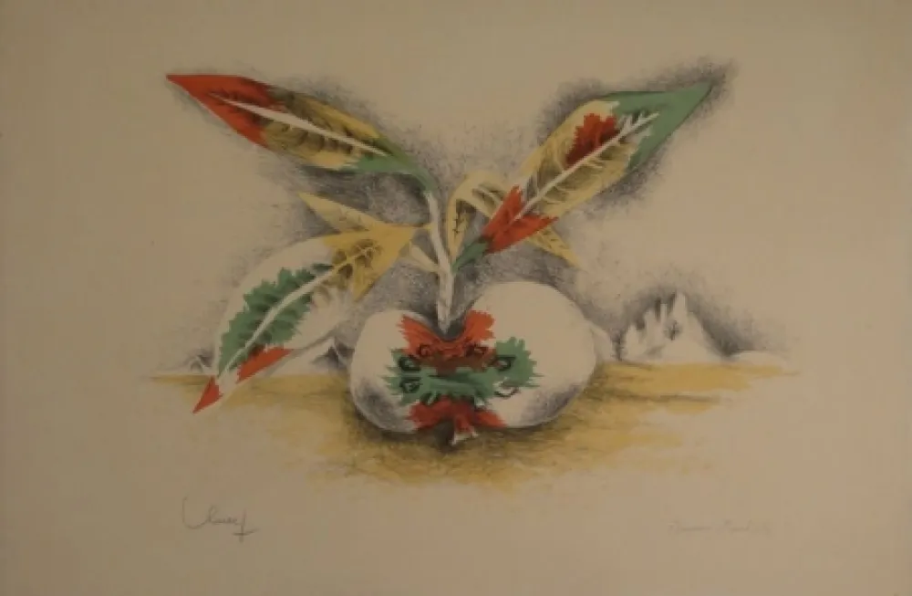 リトグラフ Lurcat - Sang et Vie