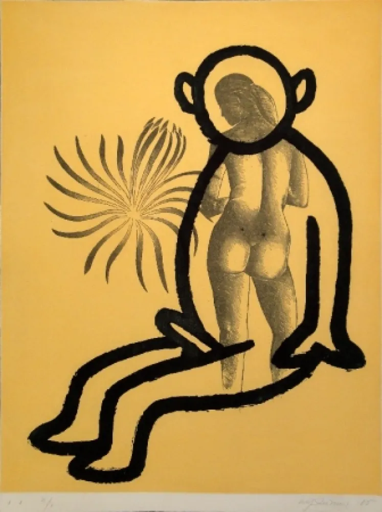 アクチアント Lüthi - Selbstporträt aus der Serie der großen Gefühle I