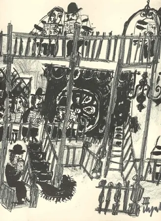 挿絵入り本 Luzzati - Viaggio alla città di Safed