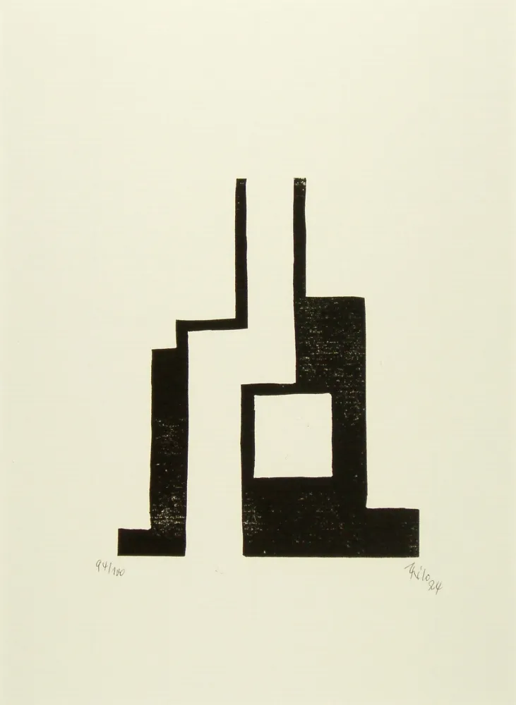 木版 Maatsch - Ohne Titel (No Title)