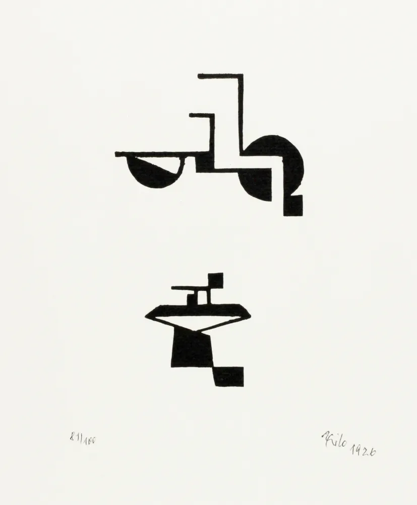 木版 Maatsch - Ohne Titel (No Title)