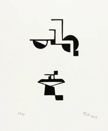 木版 Maatsch - Ohne Titel (No Title)