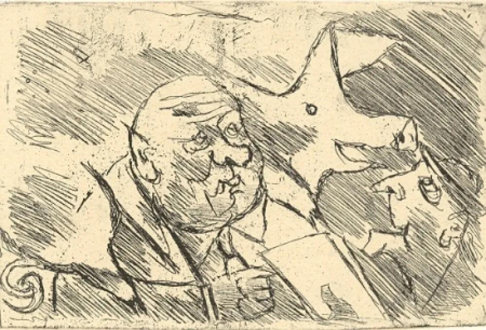 彫版 Maccari - Senza titolo