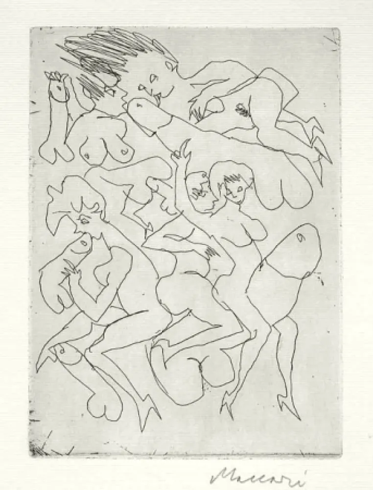 彫版 Maccari - Senza titolo