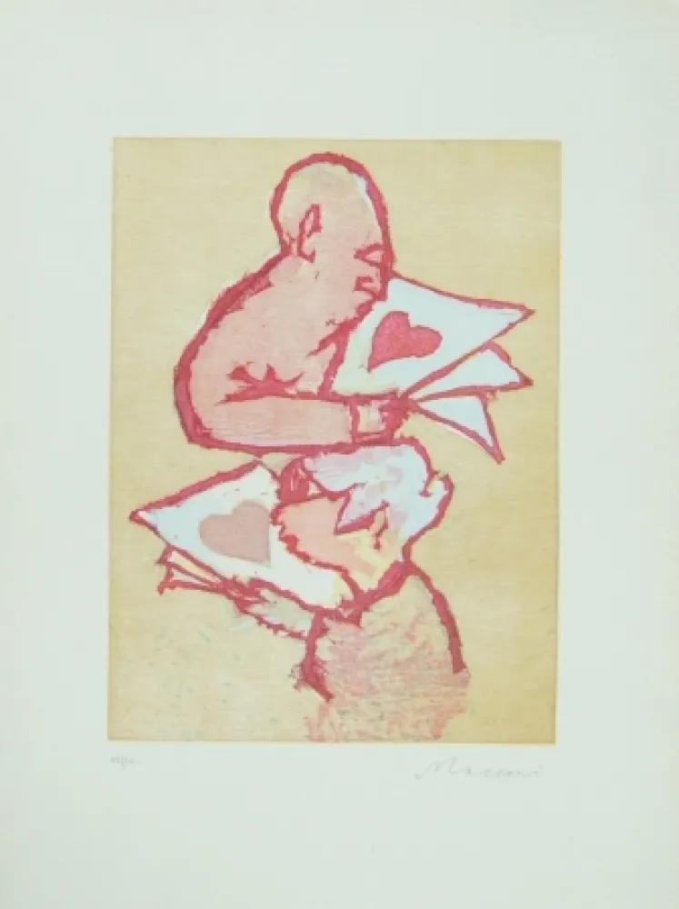 リノリウム彫版 Maccari - Senza titolo