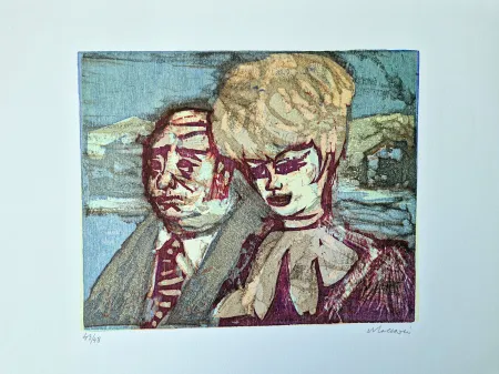 木版 Maccari - Vivo di volata II