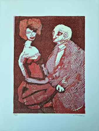 リノリウム彫版 Maccari - Vivo di volata X