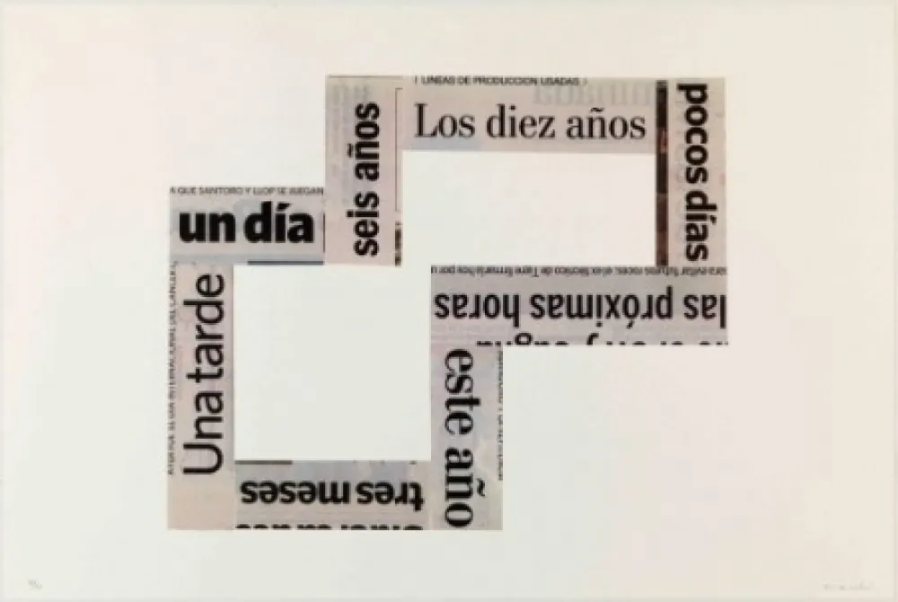 リトグラフ Macchi - Las Horas