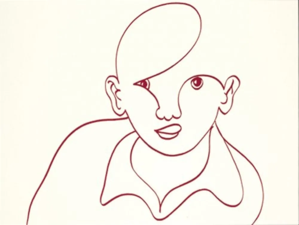 リトグラフ Macías - Marrón 2