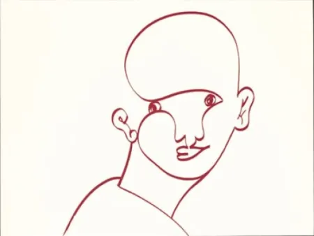 リトグラフ Macías - Marrón 3