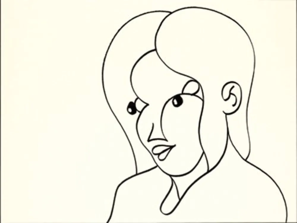 リトグラフ Macías - Negro 1