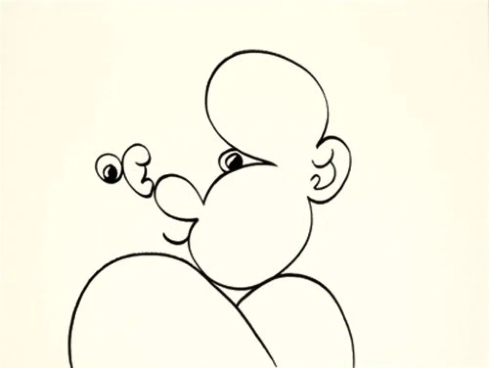 リトグラフ Macías - Negro 3