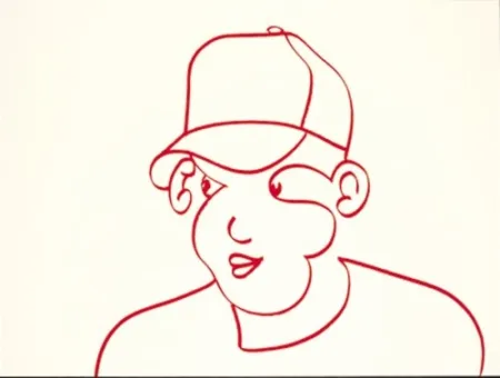 リトグラフ Macías - Rojo 2