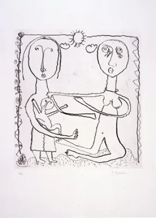 エッチング Macréau - Sans titre