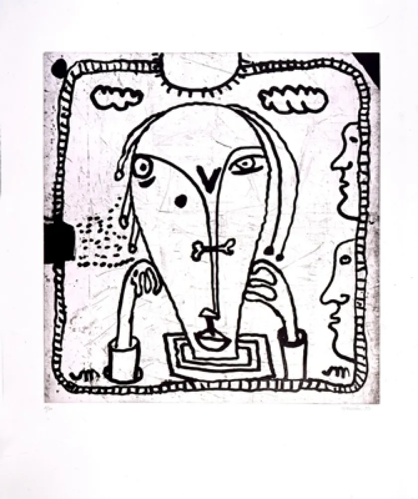 エッチングと　アクチアント Macréau - Sans titre