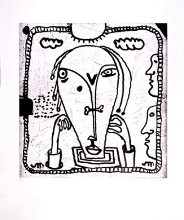 エッチングと　アクチアント Macréau - Sans titre