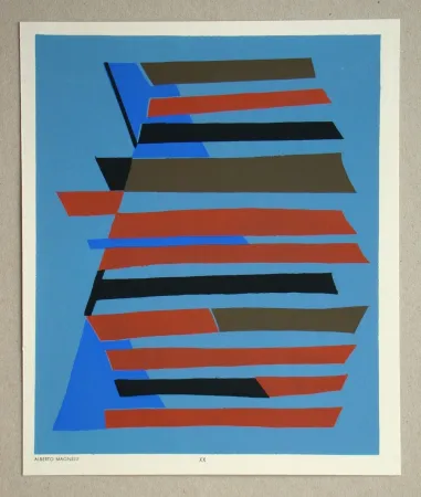 ステンシル Magnelli - Composition abstrait