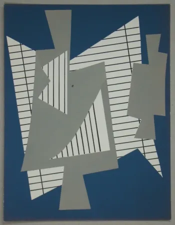 ステンシル Magnelli - Composition abstrait