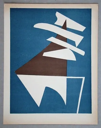 リトグラフ Magnelli - Composition pour XXe Siècle