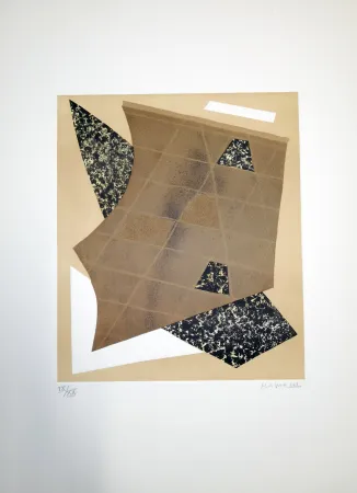 リトグラフ Magnelli - Composizione 3