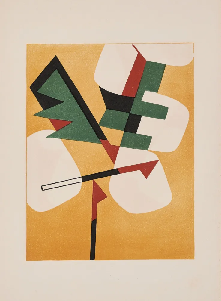 リトグラフ Magnelli - Jean Arp - Alberto Magnelli & Sophie Taeuber-Arp, Aux Nourritures Terrestres, 1950 