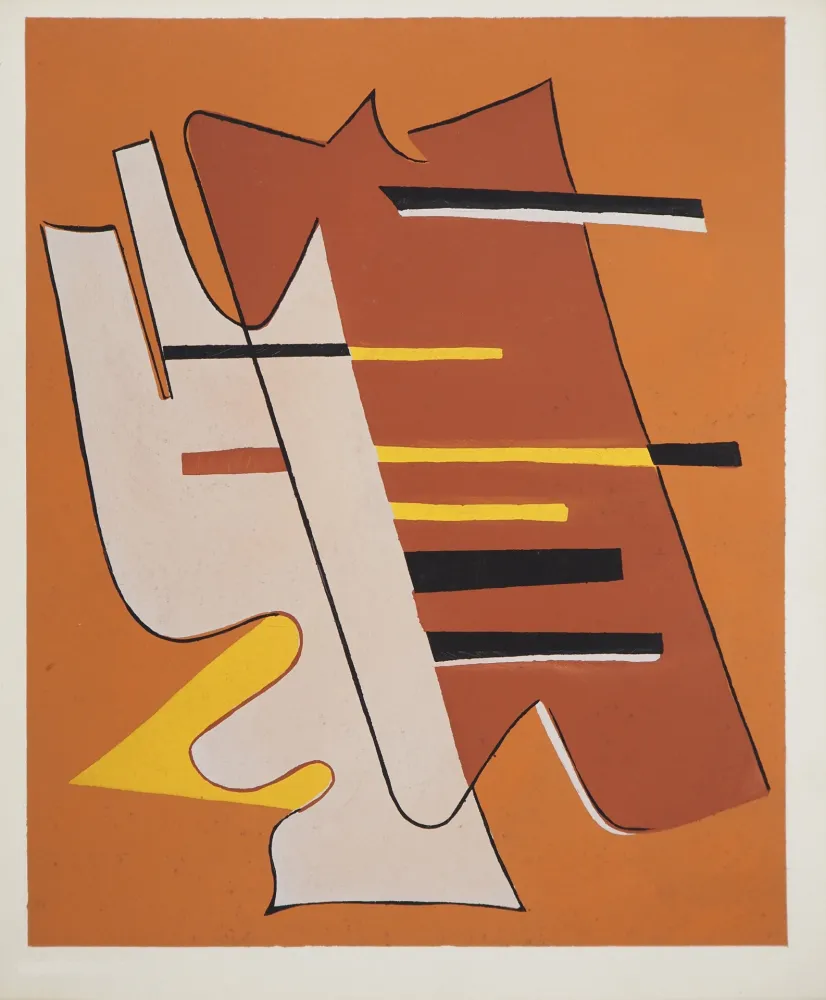 リトグラフ Magnelli - Manifeste abstrait