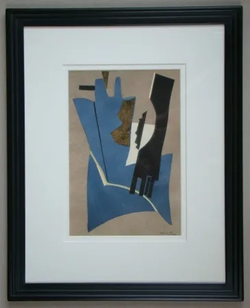 ステンシル Magnelli - Papier collé, 1948