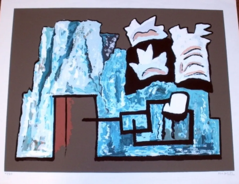 シルクスクリーン Magnelli - Pierres