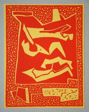 木版 Magnelli - Sans titre