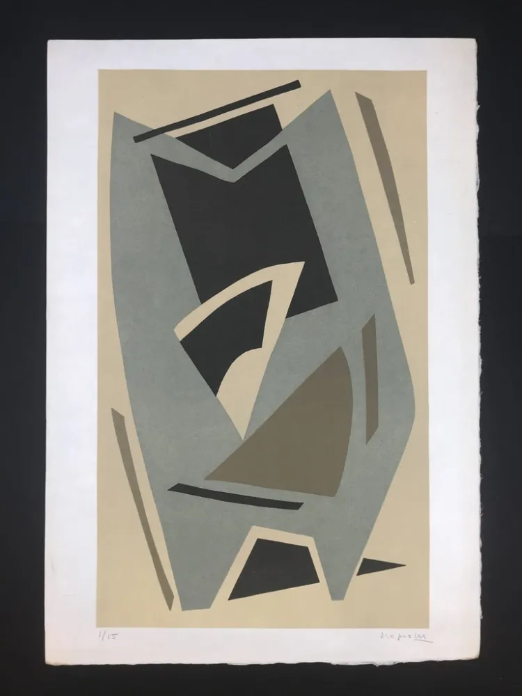 リトグラフ Magnelli - Senza titolo 