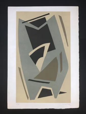 リトグラフ Magnelli - Senza titolo 